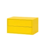 Boxie 2 fiókos fali szekrény 40x80x37 cm sárga