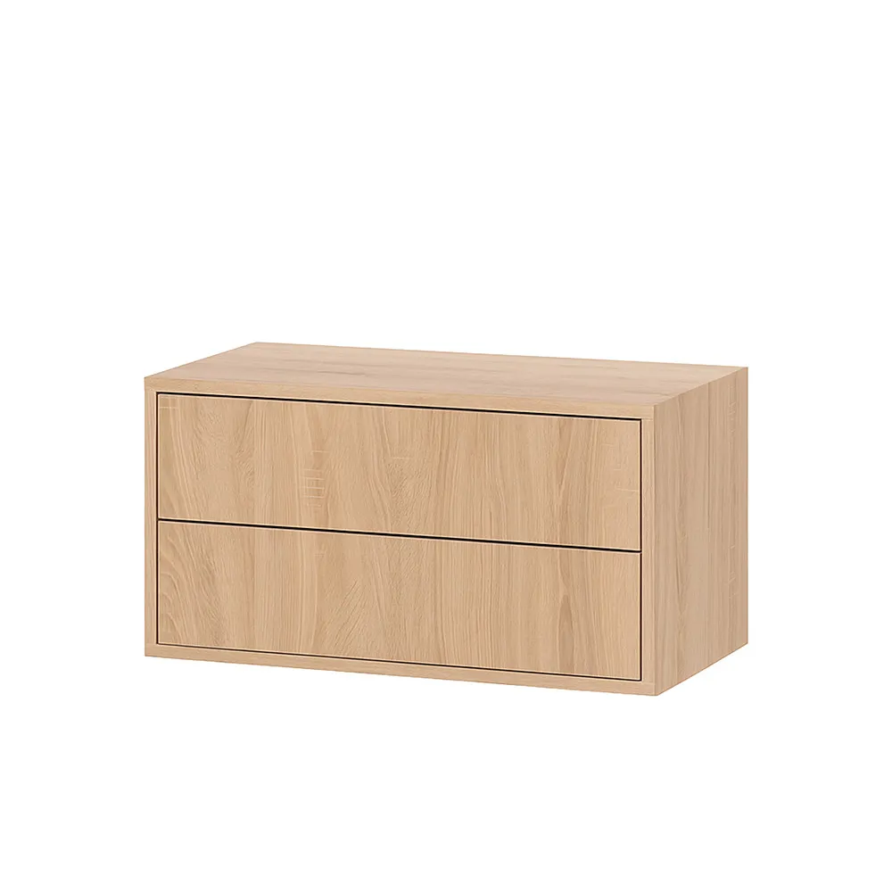 Boxie 2 fiókos fali szekrény 40x80x37 cm sonoma tölgy Boxie 2 fiókos fali szekrény 40x80x37 cm sonoma tölgy
