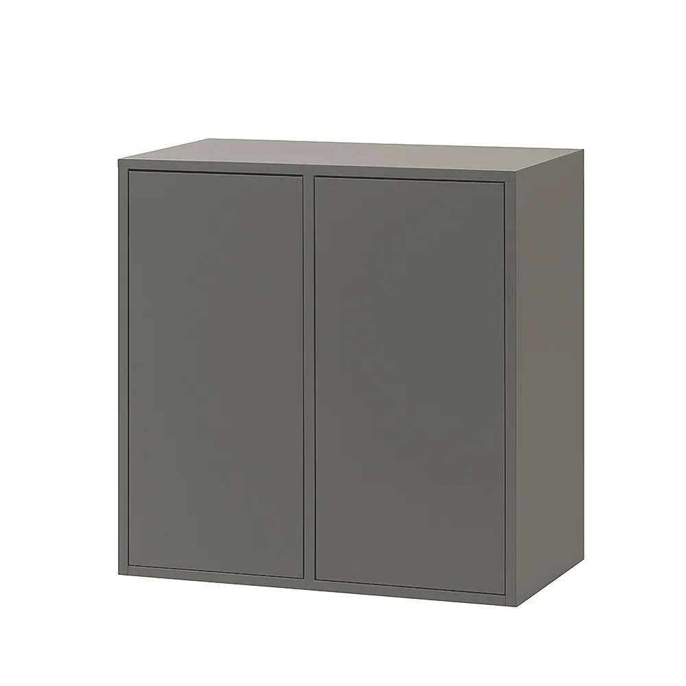 Boxie 2 ajtós fali szekrény 80x80x37 cm antracit Boxie 2 ajtós fali szekrény 80x80x37 cm antracit