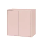 Boxie 2 ajtós fali szekrény 80x80x37 cm pink