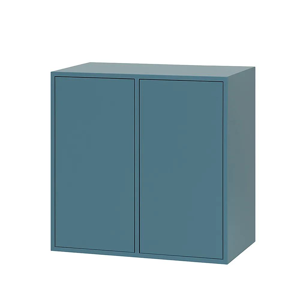 Boxie 2 ajtós fali szekrény 80x80x37 cm petrol kék Boxie 2 ajtós fali szekrény 80x80x37 cm petrol kék