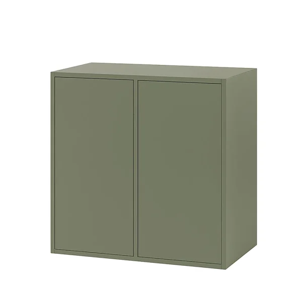 Boxie 2 ajtós fali szekrény 80x80x37 cm zöld