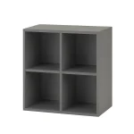 Boxie nyitott fali szekrény 80x80x37 cm antracit