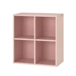 Boxie nyitott fali szekrény 80x80x37 cm pink