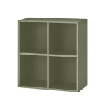 Boxie nyitott fali szekrény 80x80x37 cm zöld