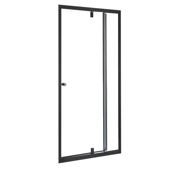 Flexi állítható zuhanyajtó 76-91x185 cm fekete