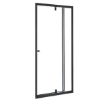 Flexi állítható zuhanyajtó 86-101x185 cm fekete