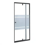 Flexi-S állítható zuhanyajtó 96-111x185 cm fekete