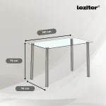 Velon 4+1 étkező garnitúra fehér-fehér - Image 2