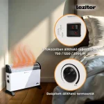 Kolumbo elektromos fűtőtest 750W / 1250W / 2000W - Image 4