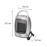 Loa elektromos kerámiabetétes hősugárzó 750W/1500W - Image 3