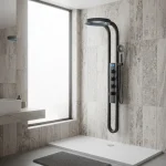 Aquajet hidromasszázs zuhanypanel fekete - Image 2