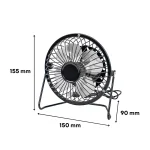 Ruen asztali usb ventilátor 5 W - Image 3