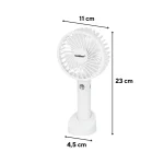 Galar kézi hordozható usb ventilátor tartóval 4 W 1200 mAh - Image 3