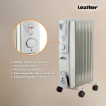Norde 7 tagos olajradiátor 600W/900W/1500W - Image 4