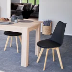 Silla étkezőszék 8 db fekete színben - Image 2
