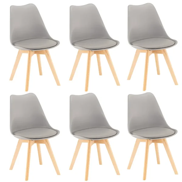 Silla étkezőszék 6 db szürke színben