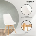 Silla étkezőszék 4 db fehér színben - Image 4