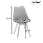 Silla étkezőszék 6 db fehér színben - Image 3