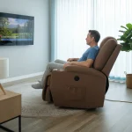 Relaxa elektromos ringató és forgatható masszázsfotel - Image 2