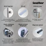 Aria hidromasszázs zuhanykabin Jobbos / Balos beépítési oldallal - Image 4