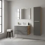 Vario Trim 35 függesztett oldal szekrény tölgy-antracit - Image 2
