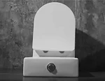 LINETT WC-csésze öblítőtartállyal +ajándék ülőke - Image 7