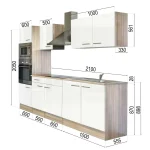 Yorki 270 konyhabútor sütős és mikrohullámű sütős kivitelben - Image 9