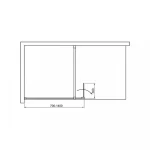 Walker 90x195 cm Walk in zuhanyfal - Image 36