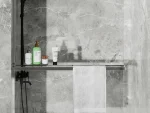 Walk-in polc és törölközőtartó –króm
