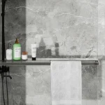 Walk-in polc és törölközőtartó –króm