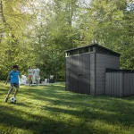 Cortina 7x7 műanyag kerti ház szürke - Image 5