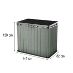 Sio darwin műanyag kerti tároló 1100 L - Image 3