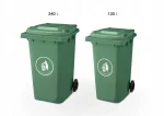 Hulladéktároló 240L ZÖLD - Image 2