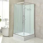 Polo White II 90x90 cm szögletes fehér hátfalas zuhanykabin zuhanytálcával - Image 7