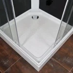 Polo White II 90x90 cm szögletes fehér hátfalas zuhanykabin zuhanytálcával - Image 8